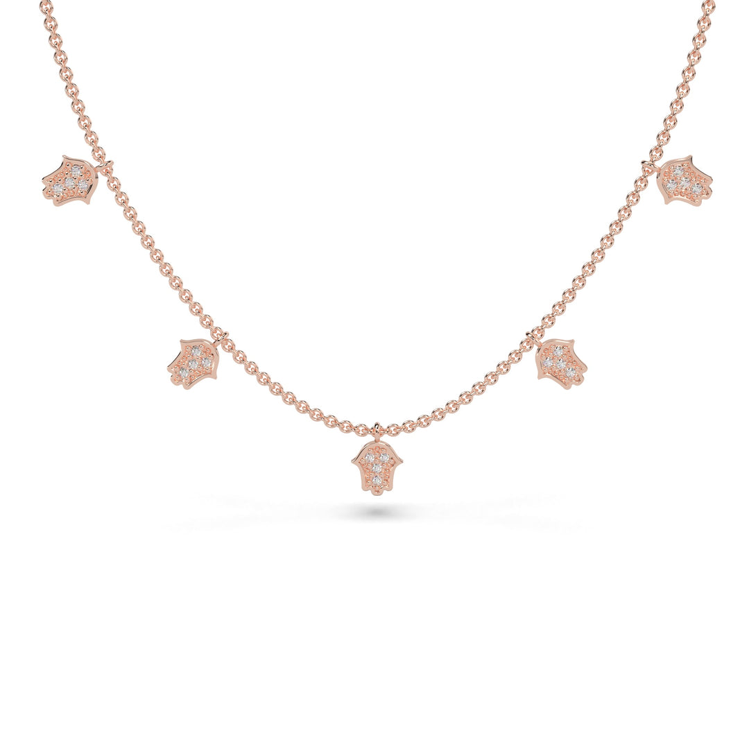 Hamsa Necklace (Natural)