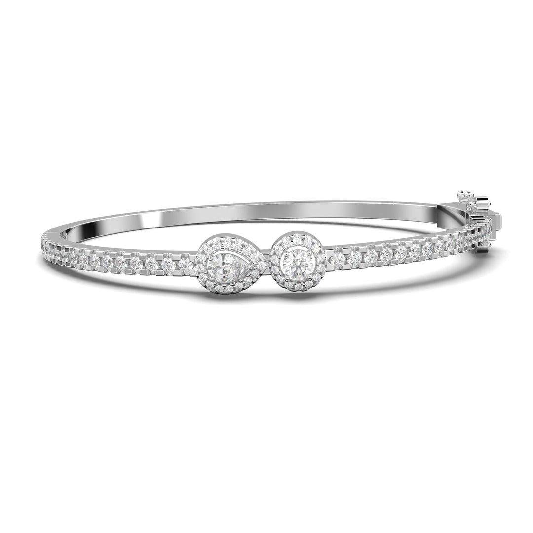 Round X Pear Bracelet