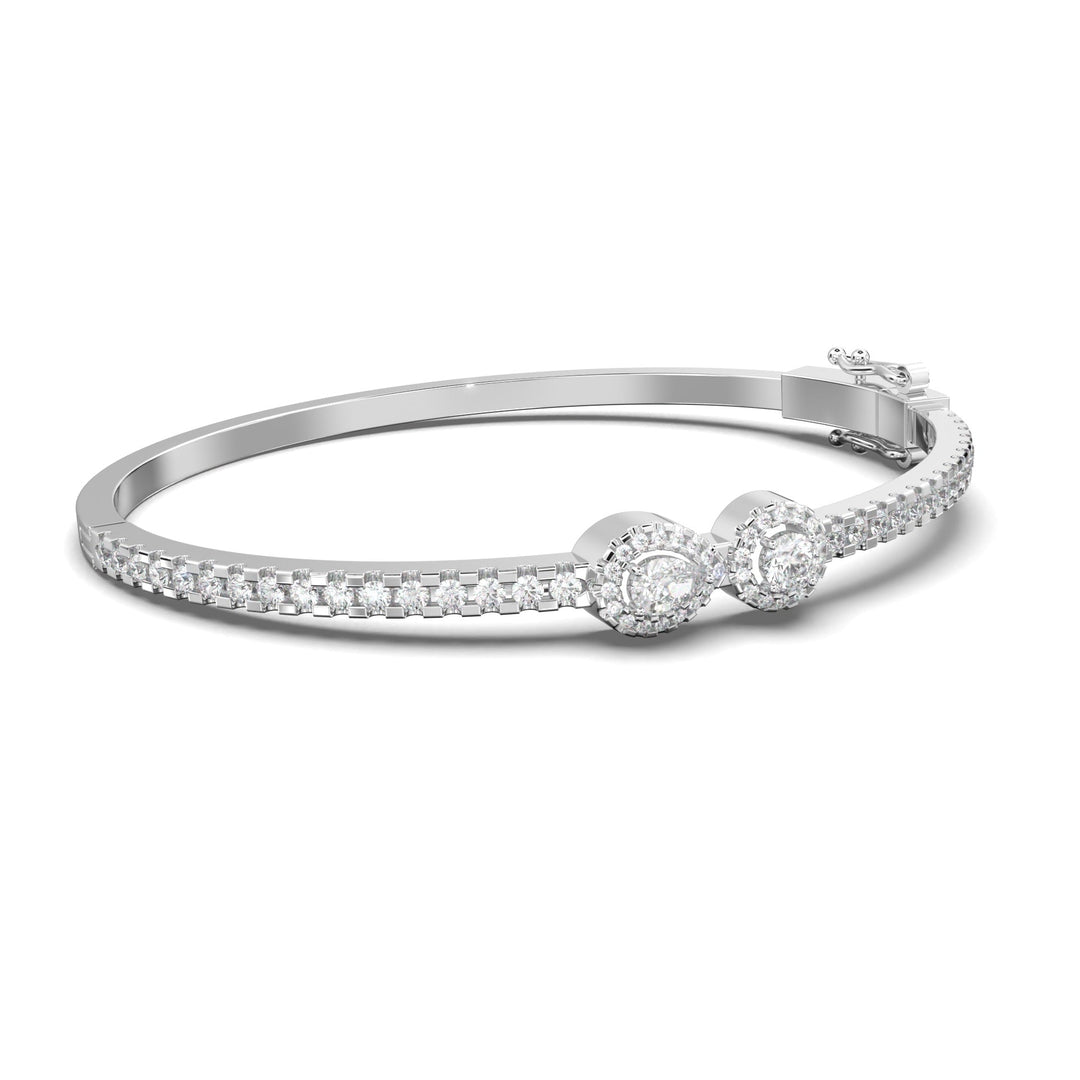 Round X Pear Bracelet