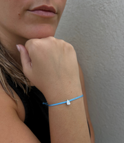 String And Diamond Bracelet pear (L-G) ׂ