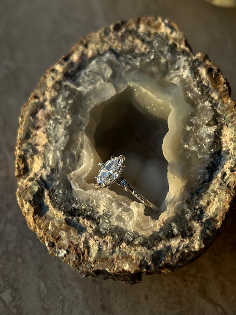 Three Stone Round Tapers