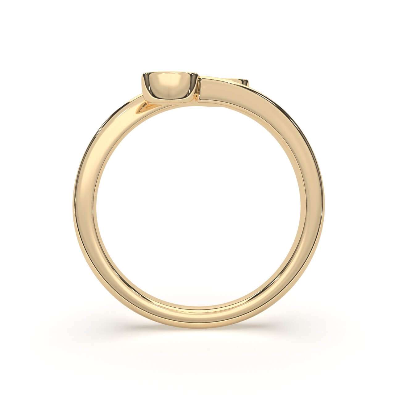 Open Ring 2 Diamonds (L-G)