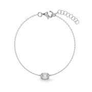 Bazel Bracelet Emerald (Natural)