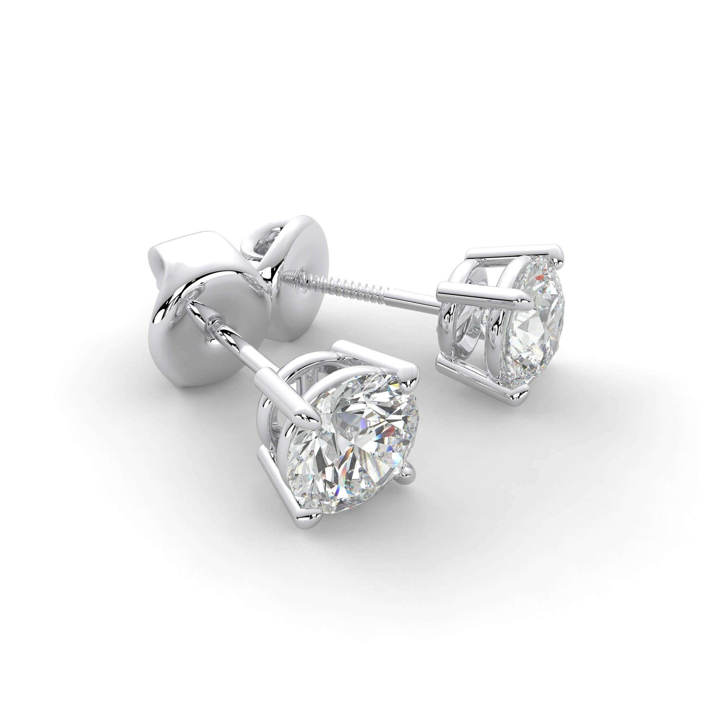 stud earrings rounds (L-G)