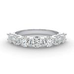 Load image into Gallery viewer, Half Eternity 7 Diamond Band (L-G)
