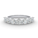 Half Eternity 7 Diamond Band (L-G), טען תמונה לתצוגת הגלריה
